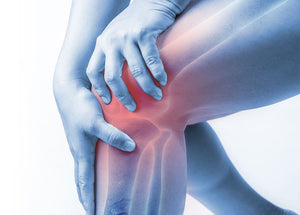 Illustration representing knee pain