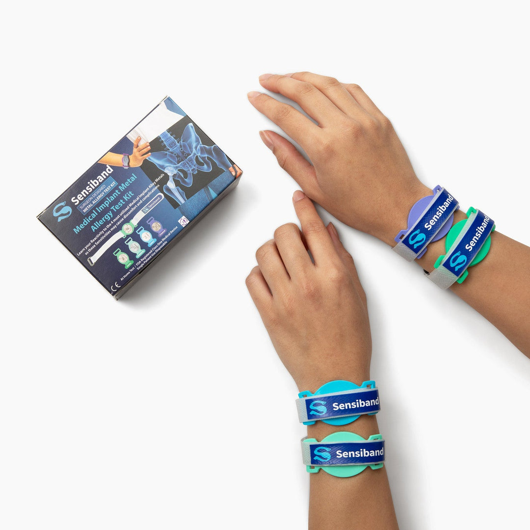 Sensiband Medical Implant Metal Allergy Test with Hook and Loop Closure
