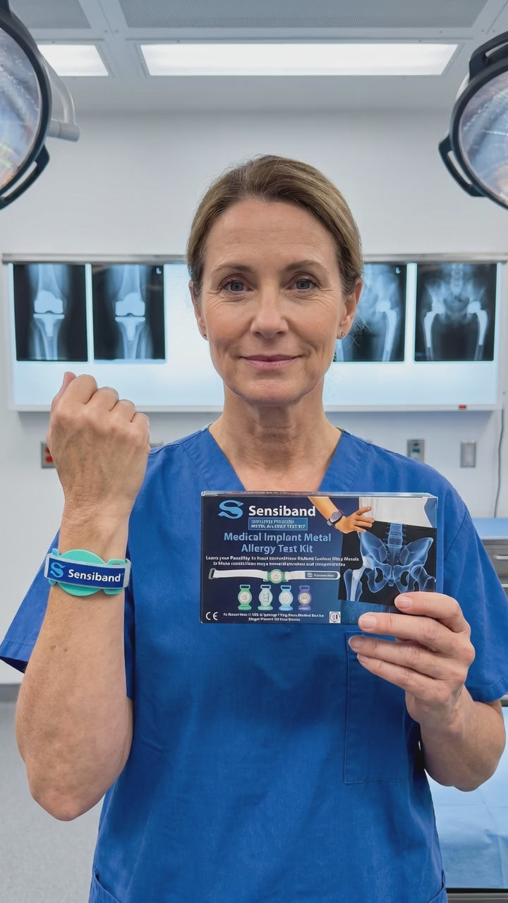 Sensiband Medical Implant Metal Allergy Test with Hook and Loop Closure